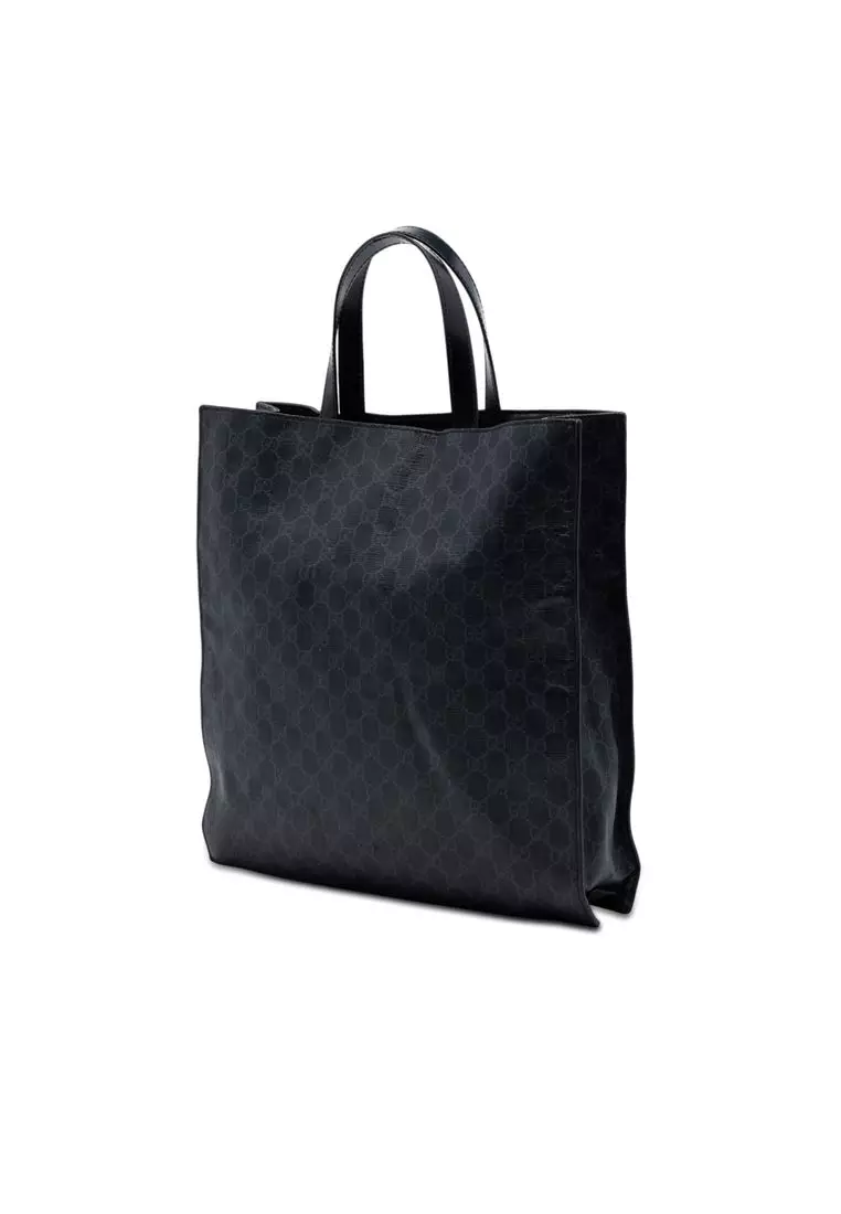 Pre-Loved Gucci Gg Supreme Convertible Soft Tote