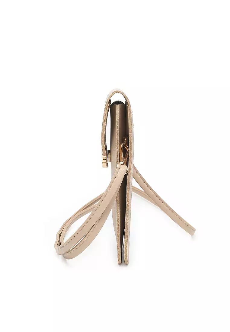 Women's Shoulder Sling Bag / Crossbody Bag - Light Apricot