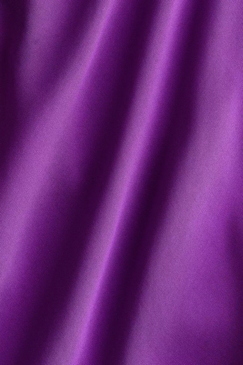 Cowl-neck satin dress