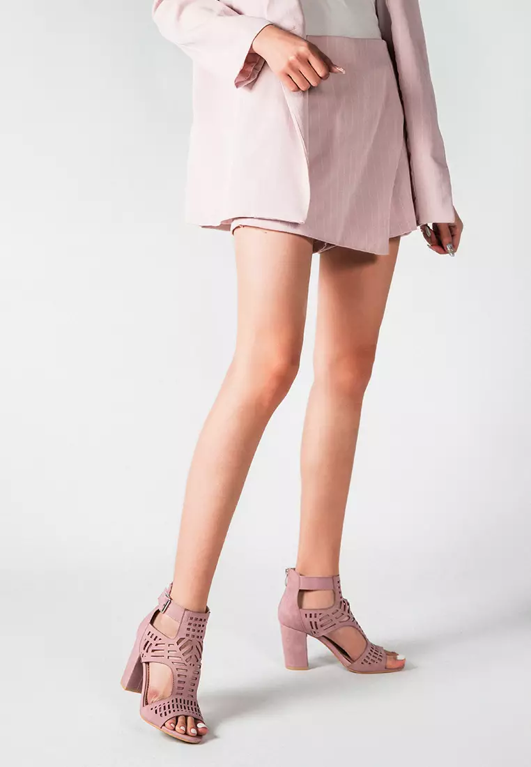 8CM Hollow Strap High Heel Sandals WTY1719-5