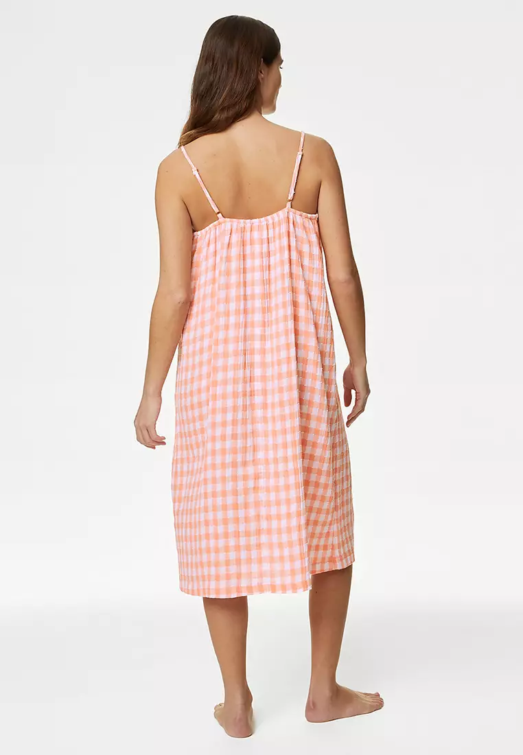 Muslin Foil Print Chemise