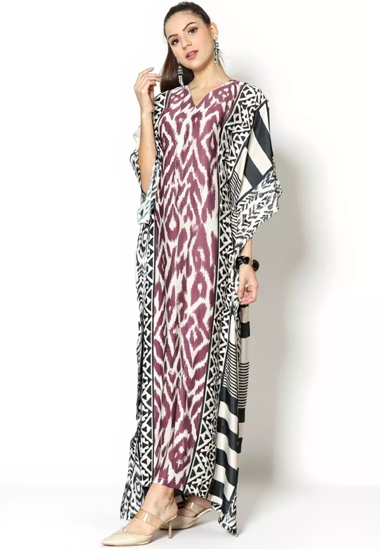 Kanzi Exclusive Short Sleeve Classic Kaftan