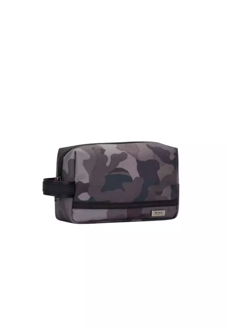 TUMI Tumi Medium Pouch Bag Travel Kit In Black Camo 137272 2024