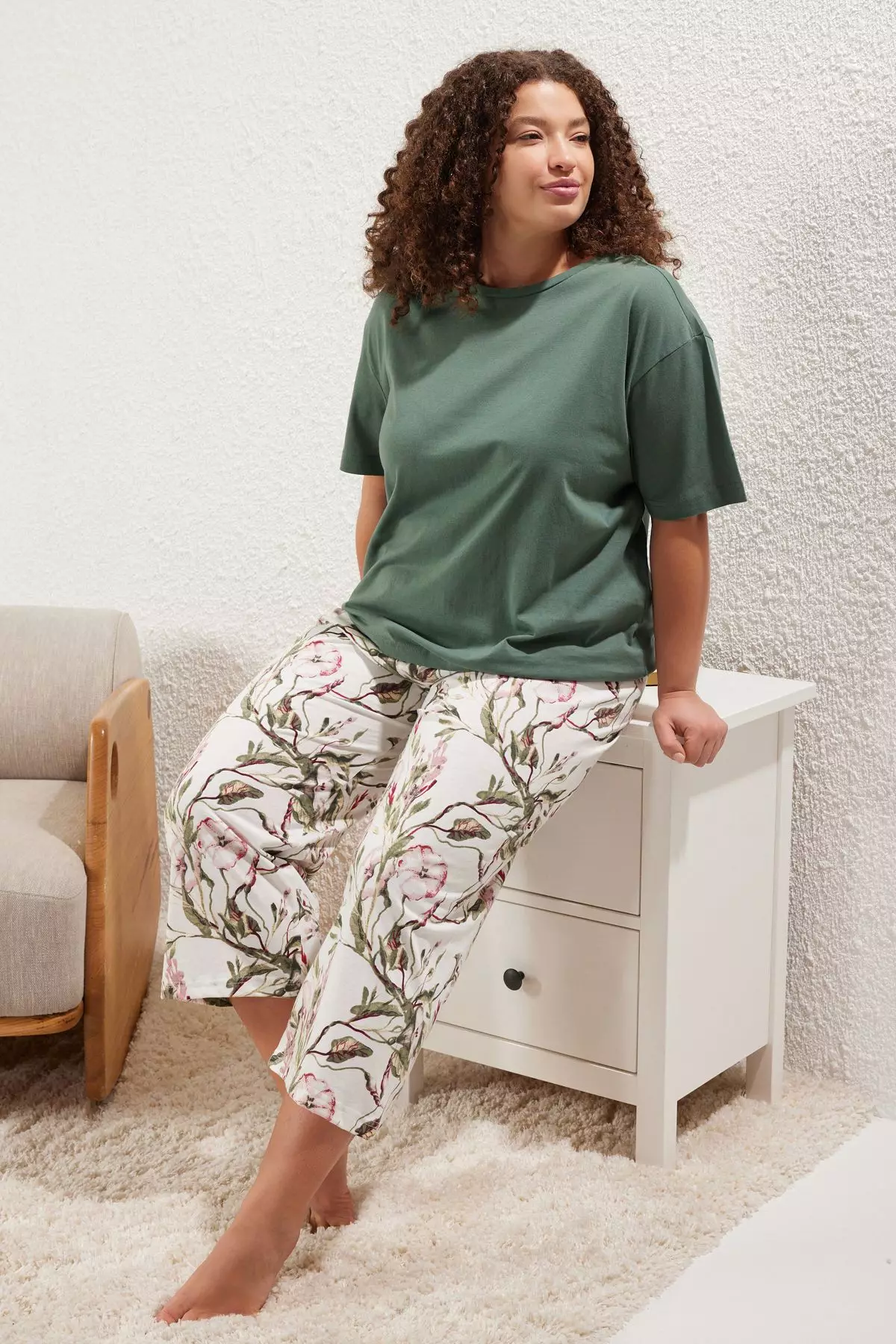 Floral print Pyjamas Set