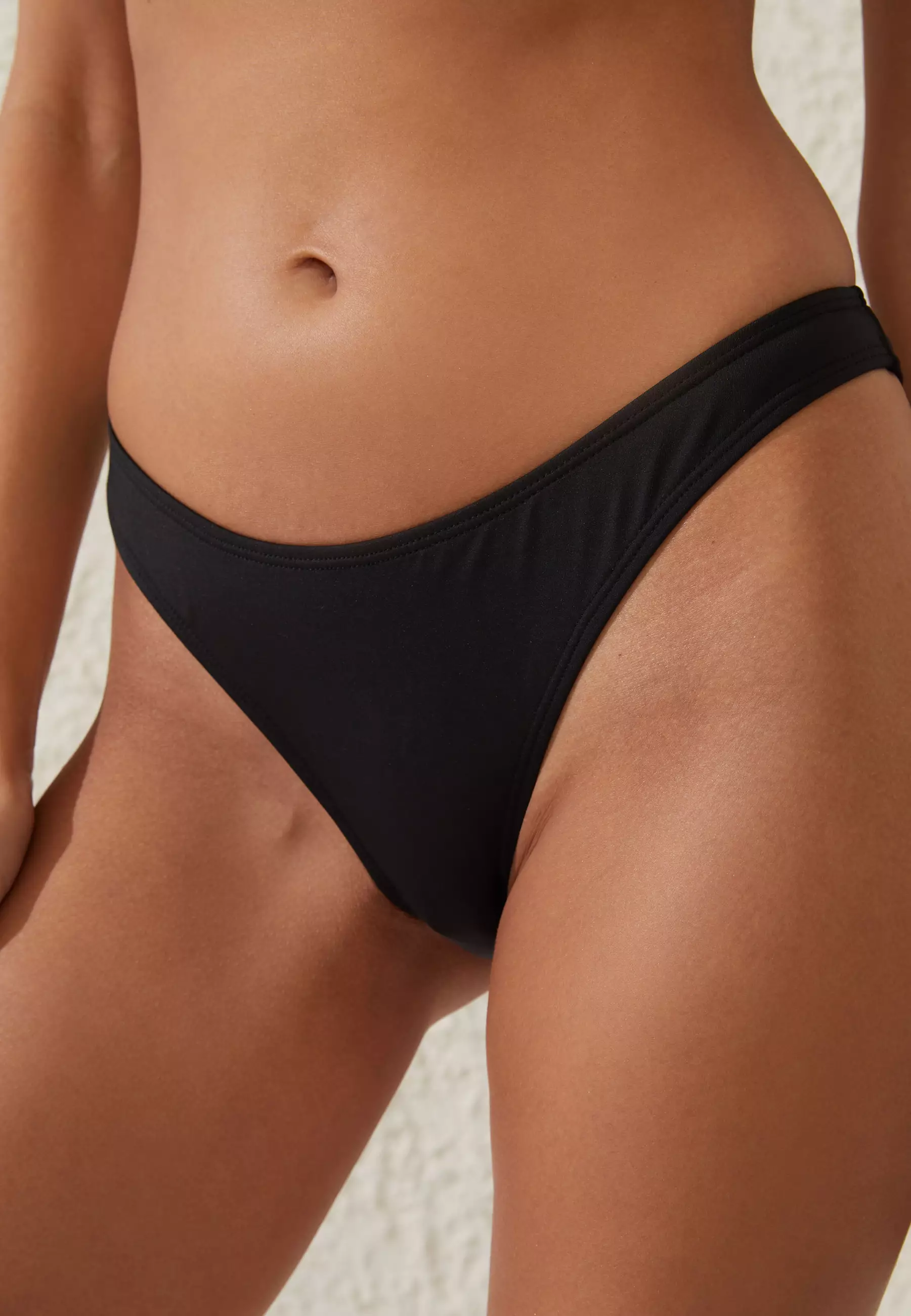 Refined High Side Brazilian Bikini Bottom