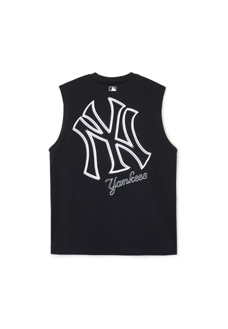 [MLB] Basic Mega Logo Sleeveless T-shirt ★すぐ品切れ★ MLB] Basic Street Logo Overfit T-Shirt☆すぐ品切れ☆ (MLB