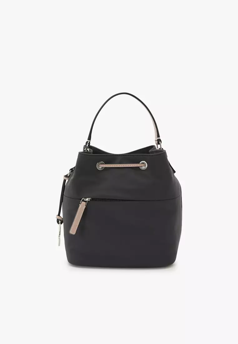 Drawstring Top-Handle Bag