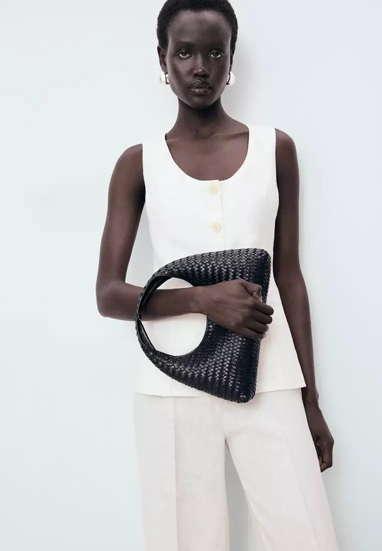 Suit-Style Linen Jumpsuit