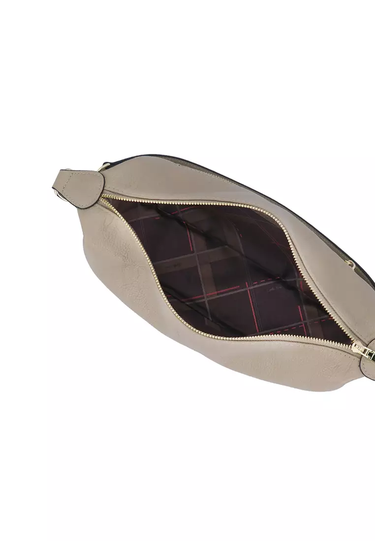 Muse Curve Shoulder Bag - Khaki