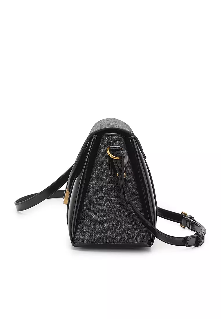 Women's Sling Bag / Crossbody Bag / Shoulder Bag (Tas Selempang Wanita / Tas Bahu Wanita) - Hitam