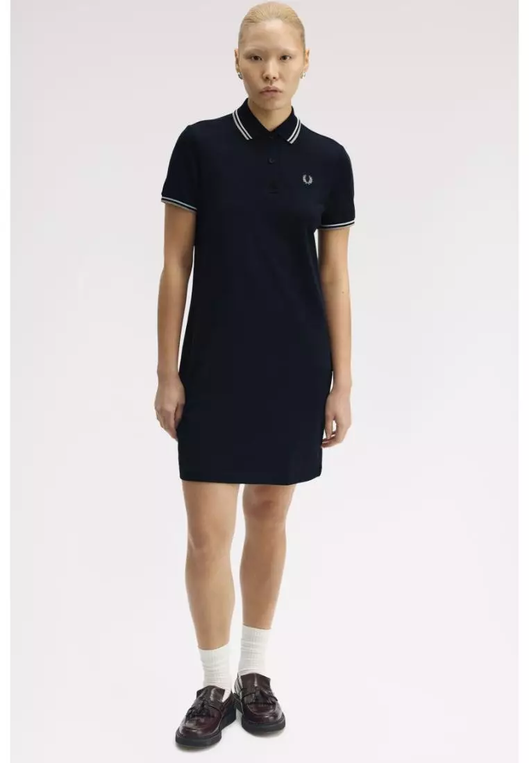 Fred Perry D3600 Twin Tipped Fred Perry Dress (Navy / Light Ice / Warm Oat)