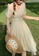 Twenty Eight Shoes gold VANSA Floral Print Short Sleeves Dress  VCW-Bd1137 CE46AAA96308C6GS_3