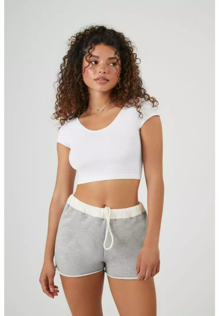 Forever 21 fleece top shorts