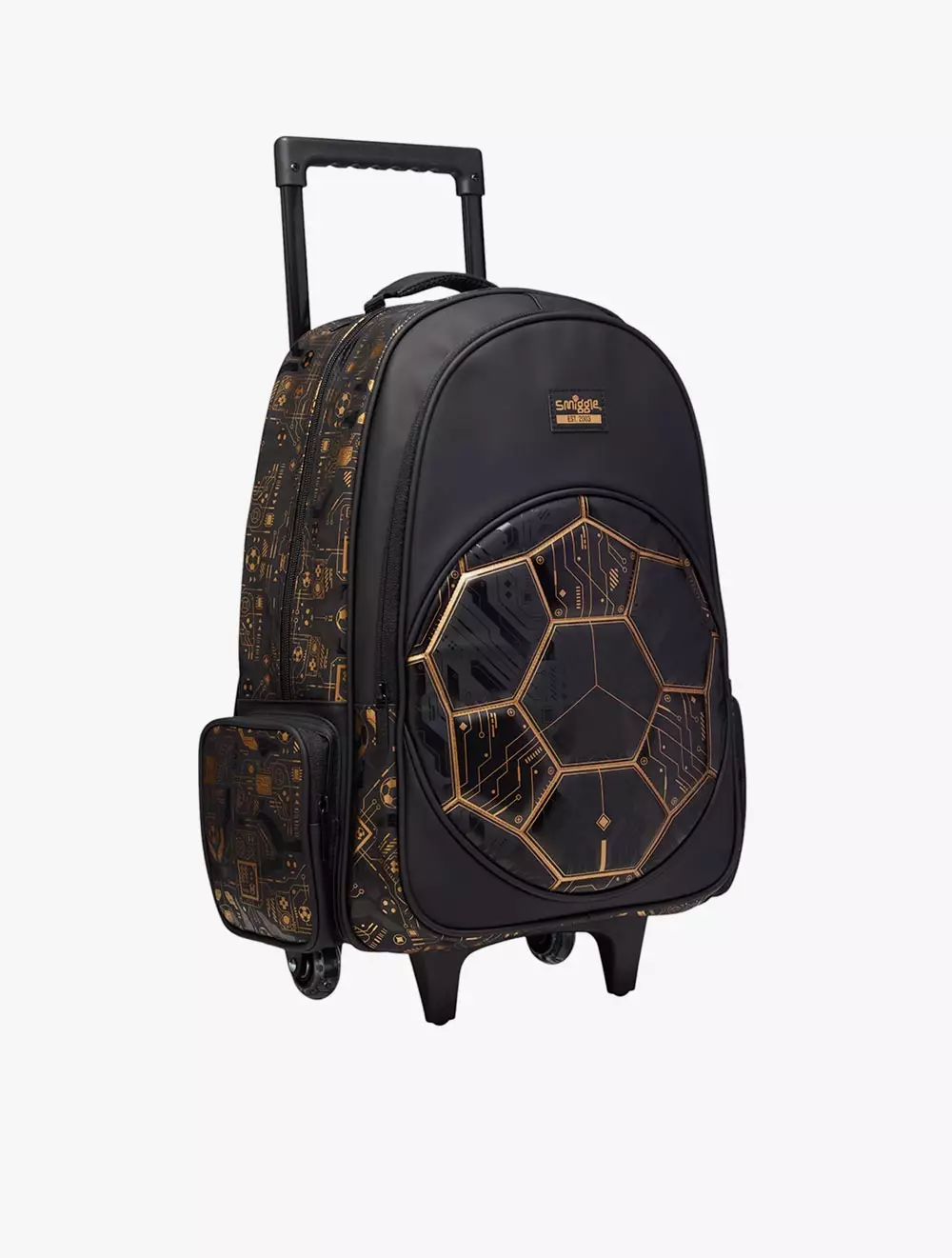 Smiggle Livewire Trolley Backpack With Light Up Wheels - IGL456879BLK