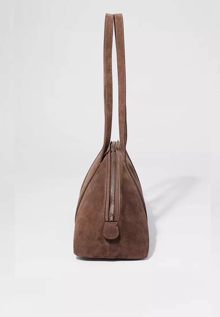 Suede Bowling Bag