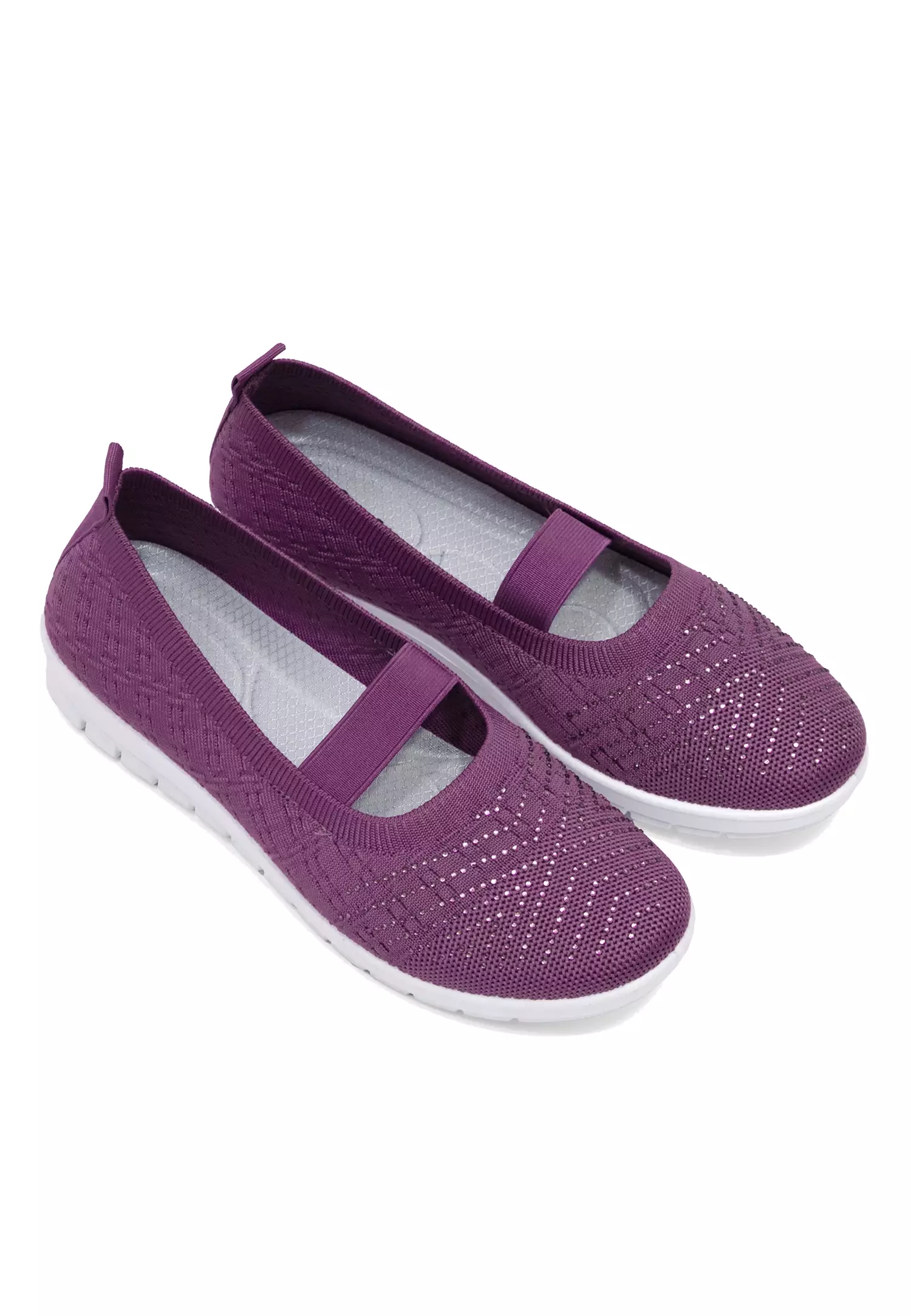 Dr. Kevin Sepatu Olahraga Sport Wanita Sneakers Rajut Slip On 559-008