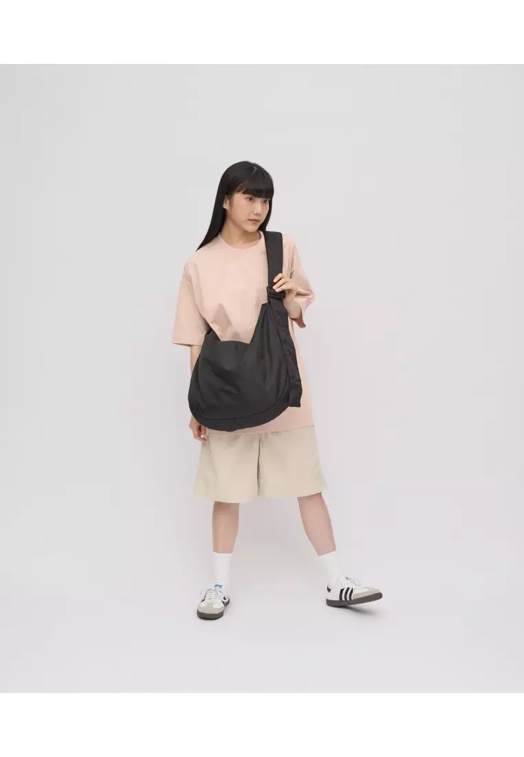 Plain-Me Cloud Bag-Black (L)  Polyester 100%