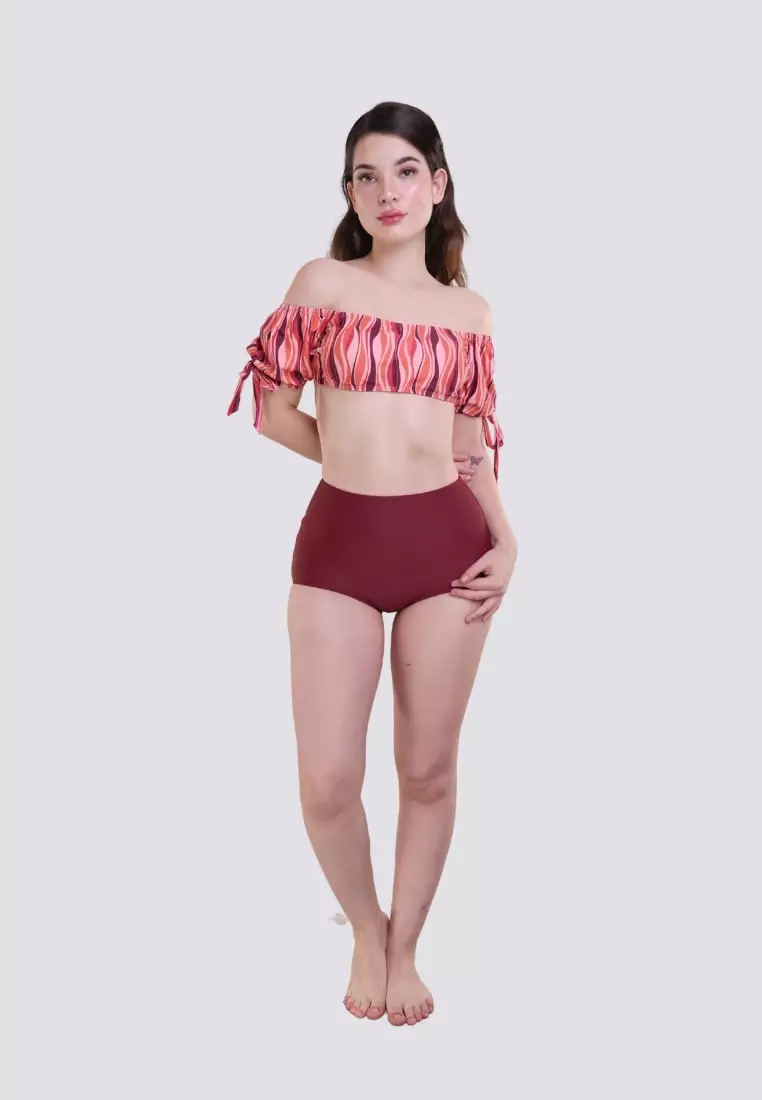 Scarlet Rouge Bikini Set with Removable Pads Swimwear for Women