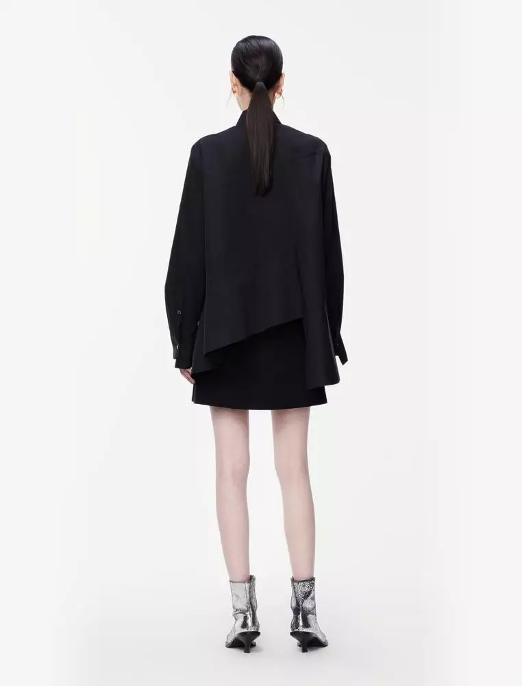 Loose long-sleeved top