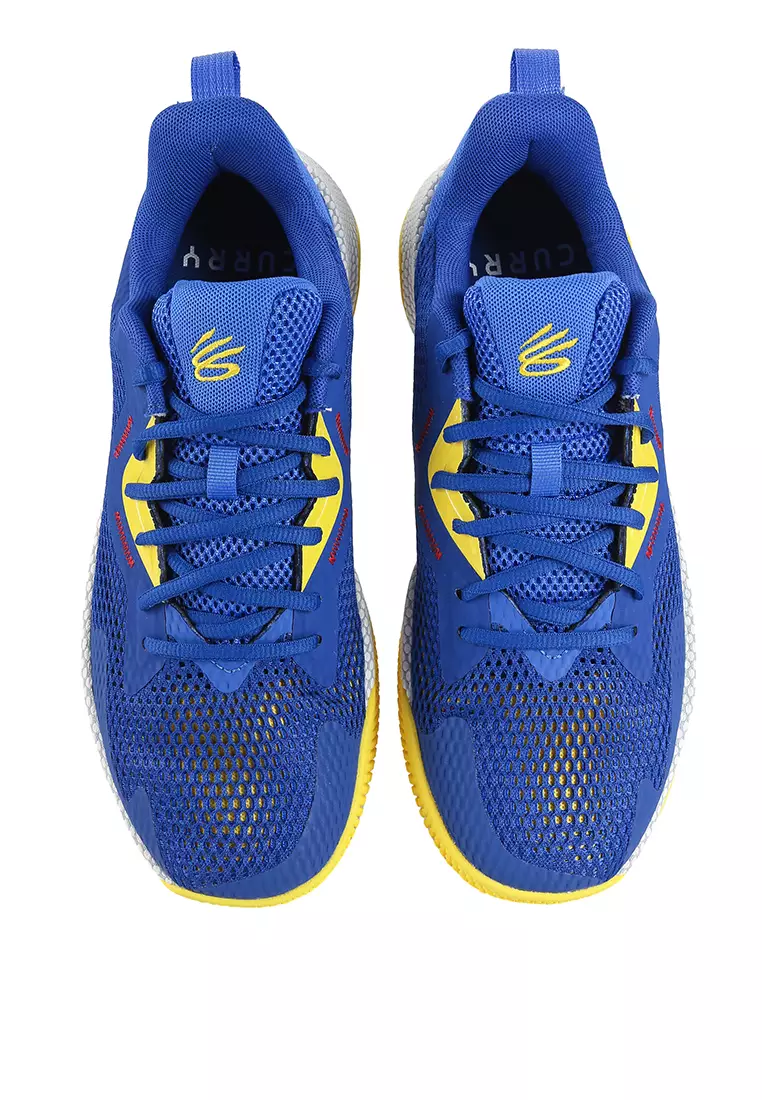 Curry 5 blue and store gold