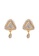 estele gold Estele Gold Plated CZ Triangular Drop Earrings for Women D796CACD3CE73FGS_1