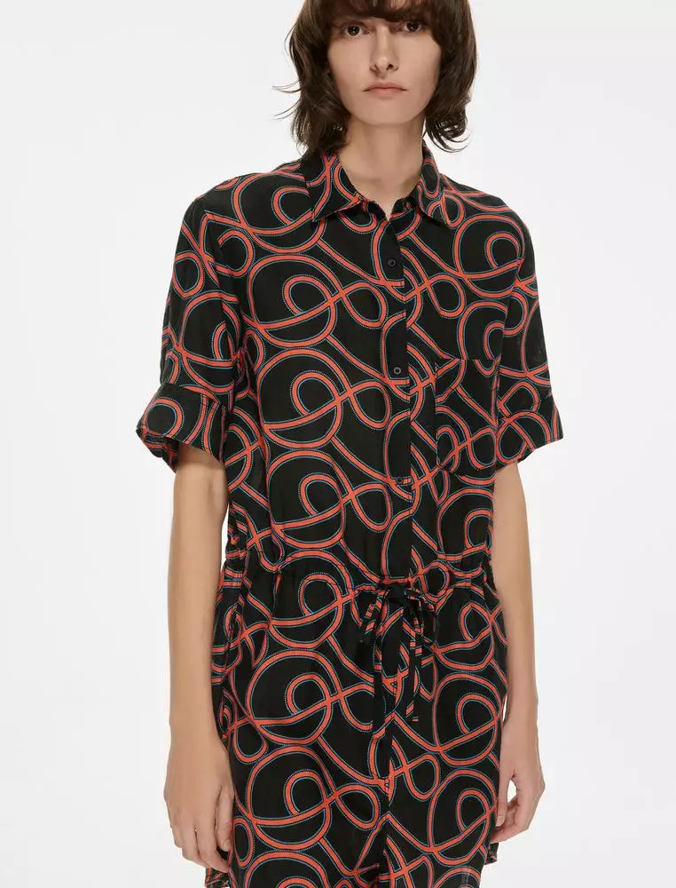 JNBY Women's Music Note Print Jumpsuit