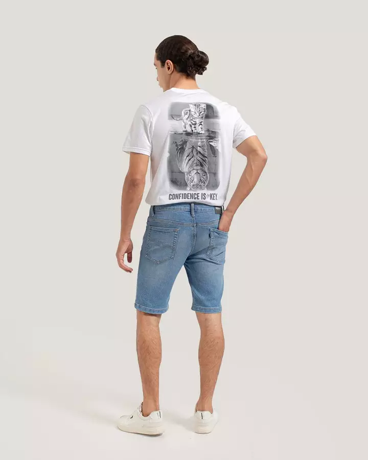 Sharks - 820 Slim Short Jeans - Blue [SGD1D0154]