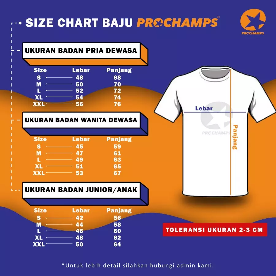 KAOS JERSEY BADMINTON PROCHAMPS FULL PRINT PRO-D069 - NAVY