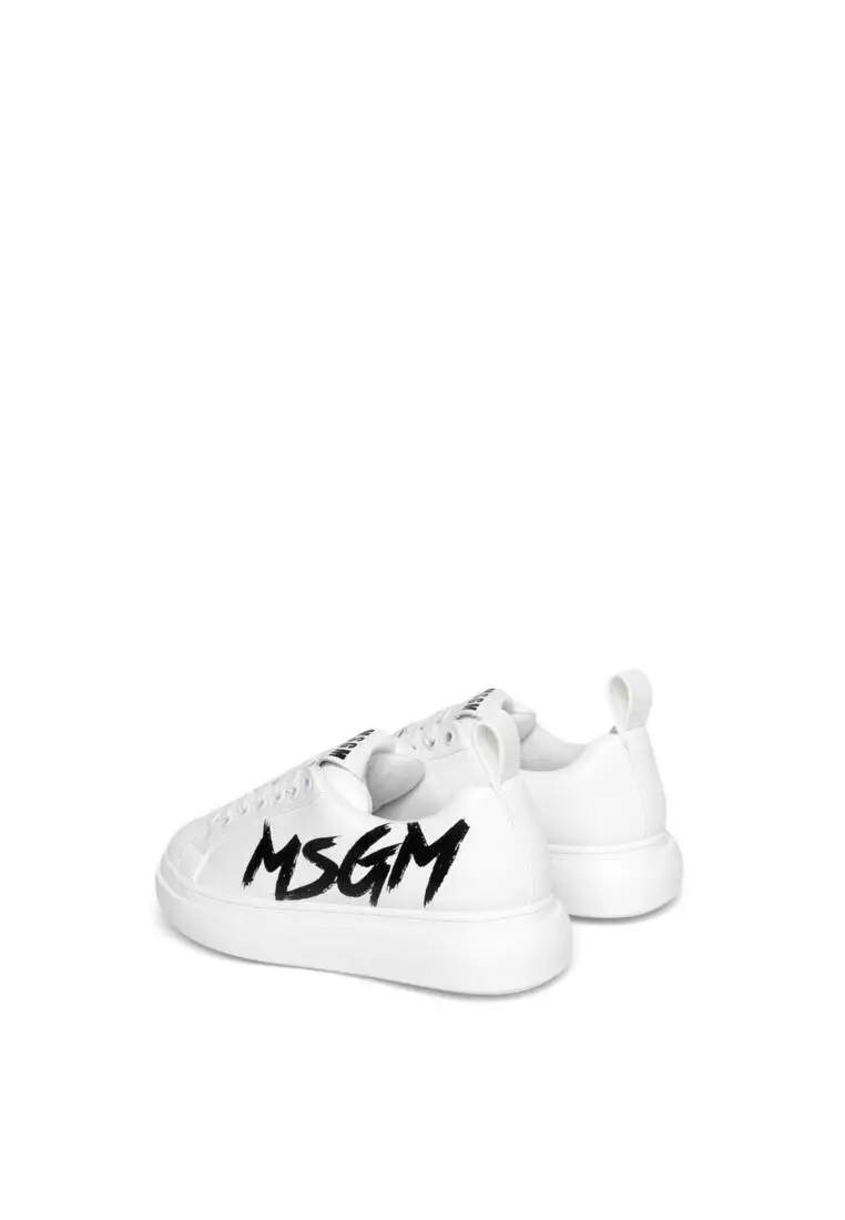 Buy Msgm Synthetic Leather Sneakers 2026 Online | ZALORA
