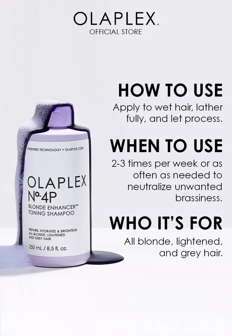 Olaplex No. 4P Blonde Enhancer Toning Shampoo 250ml