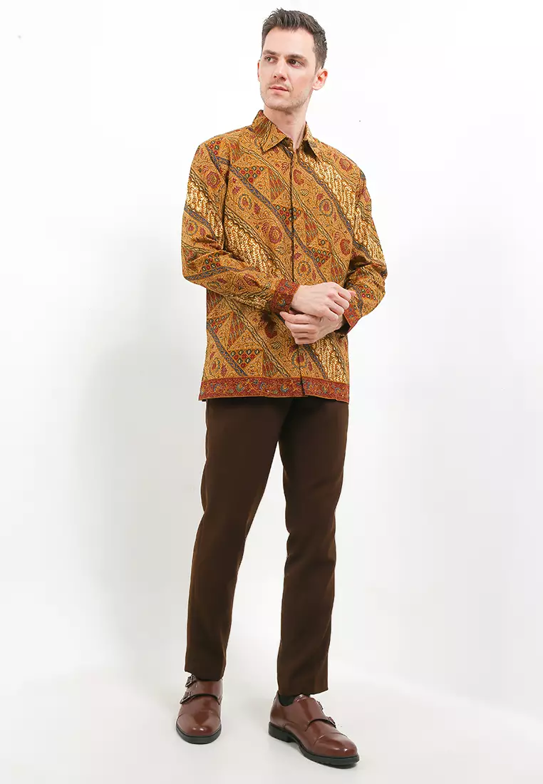 Kemeja Batik Lengan Panjang Motif Pesona 3 Negri