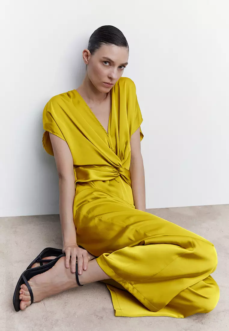 Buy Mango Knot Jumpsuit 2024 Online ZALORA Philippines