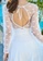 A-IN GIRLS white Elegant Gauze Large Open Back One-Piece Swimsuit 19BC7US0D7F2C8GS_7