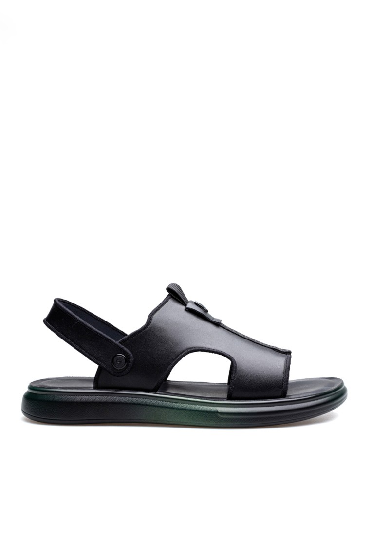 VANSA Comfortable Cow Leather Outdoor Two-Wear Sandals VSM-S59402