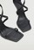 Mango black Strappy Heeled Sandals 11C96SH48E2E9FGS_4