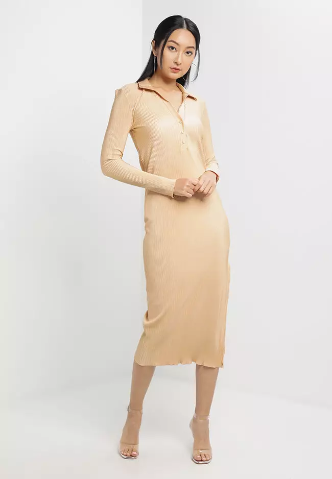 Topshop beige new arrivals dress