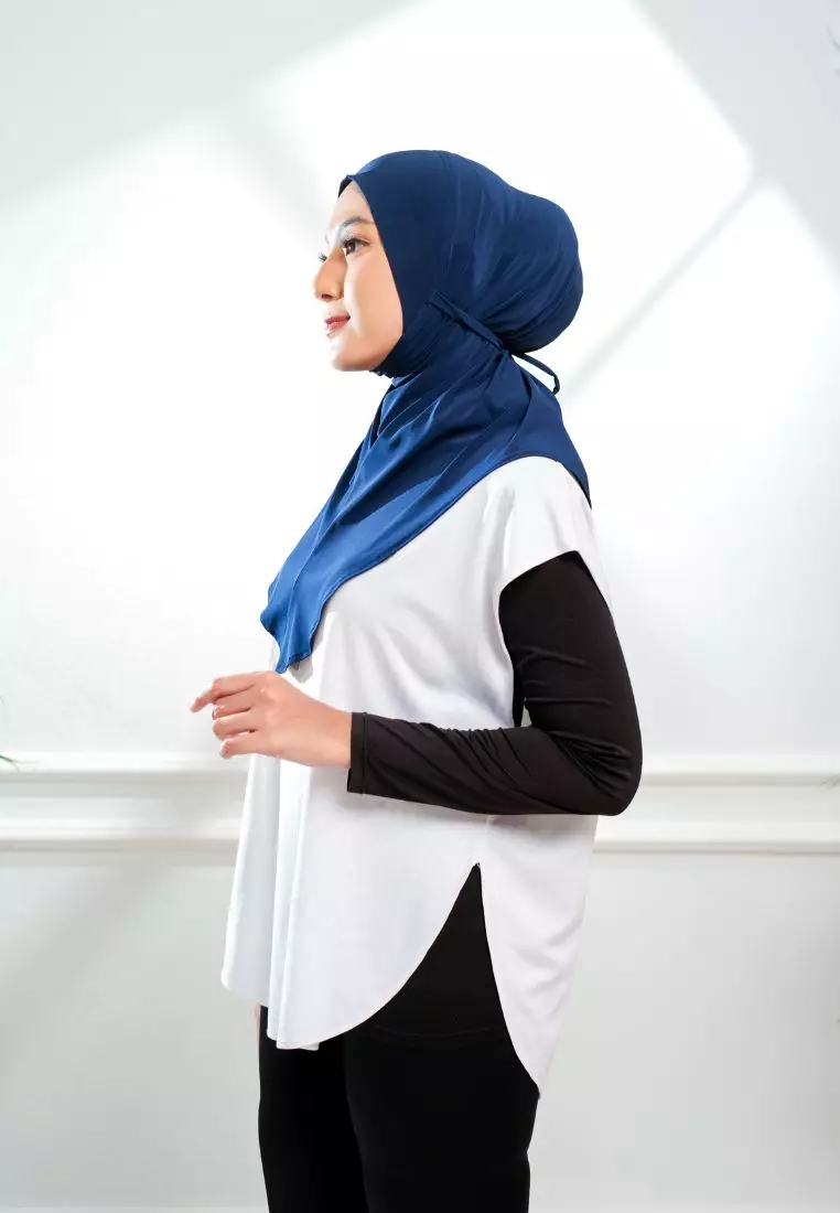 Maisa Hijab Sporty Tali Navy