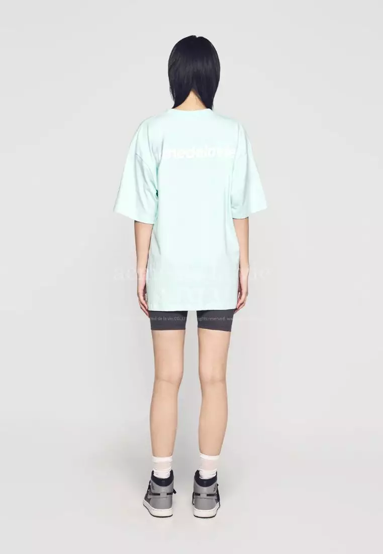 Bold Font Logo Short Sleeve T-Shirt Mint