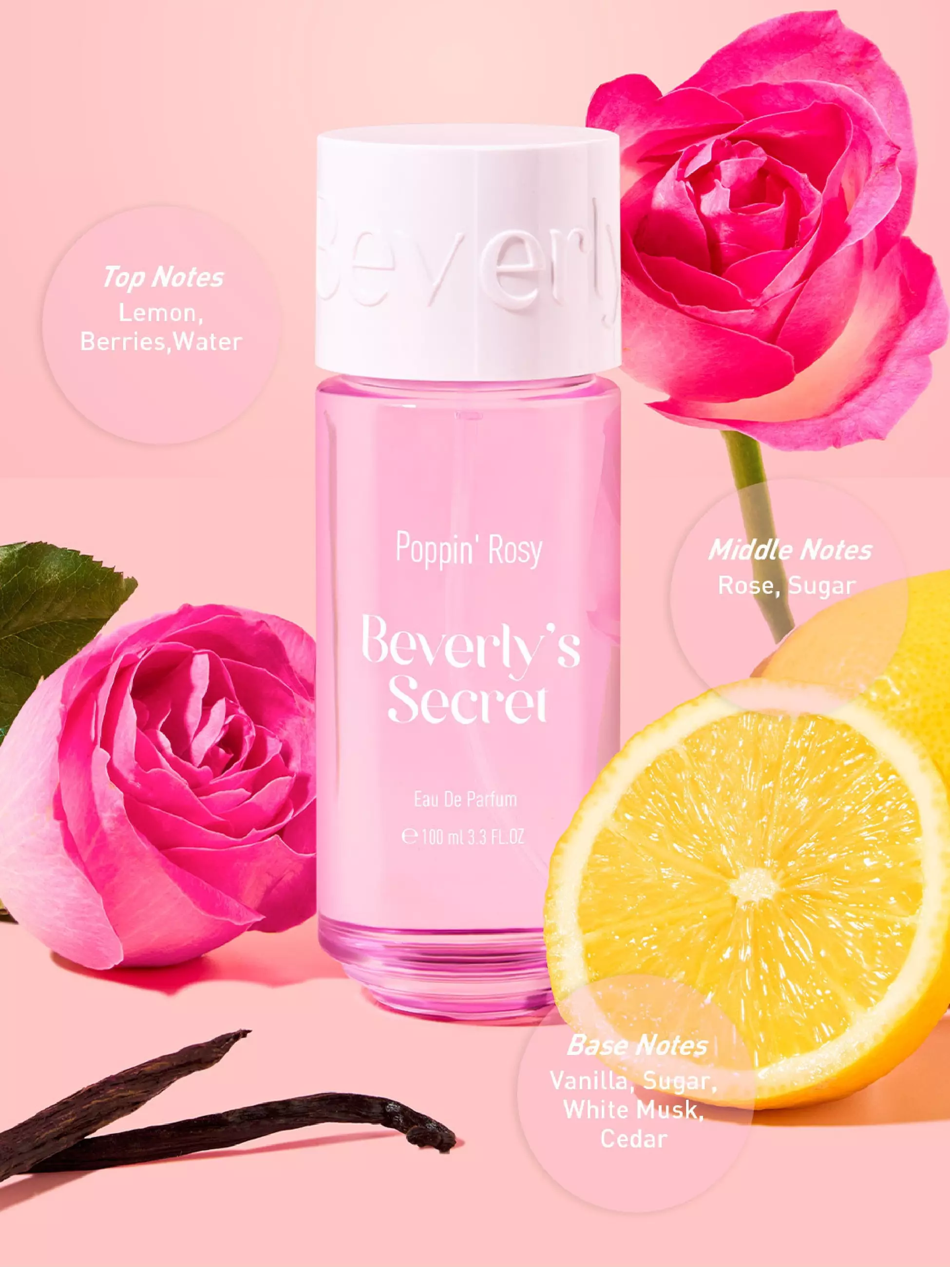 Beverly's Secret Poppin Rosy EDP 100 ml - Parfum Wanita