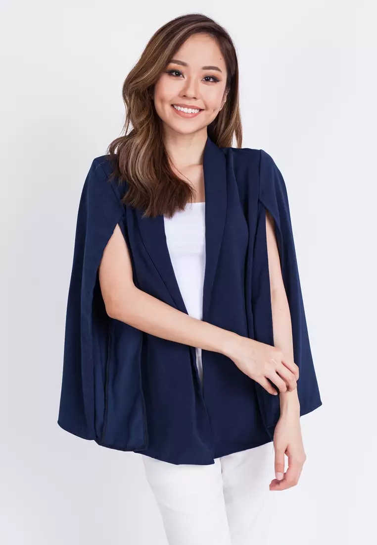 Cape sleeve cheap jacket