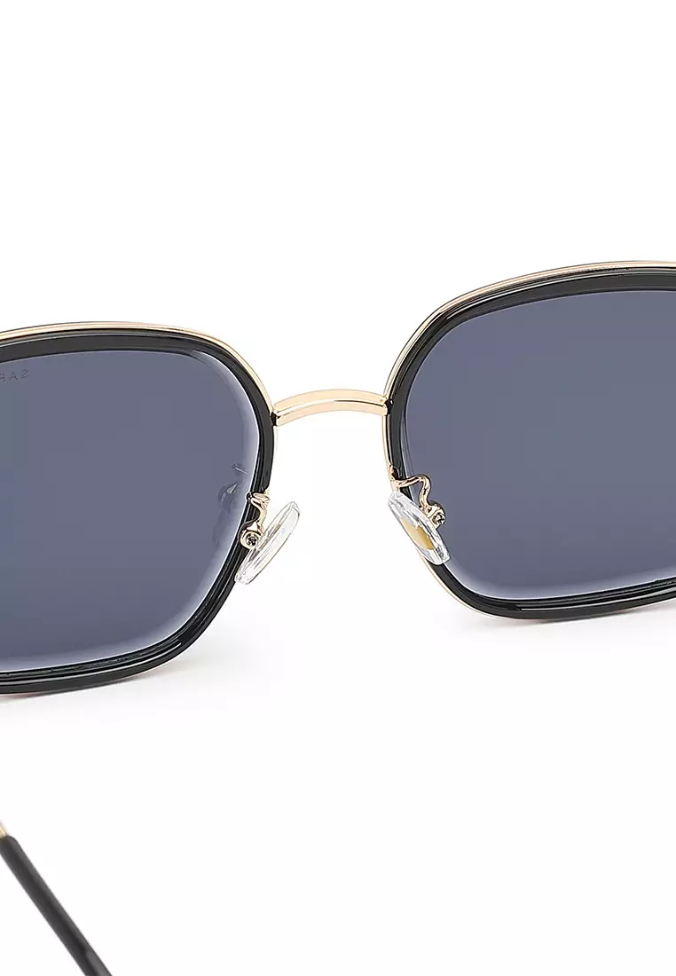 Unisex Fashion Sunglasses (Kacamata Hitam) - Hitam / Abu-Abu