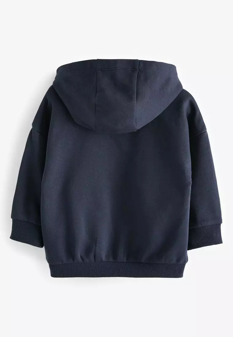 Oversized Zip Through Hoodie