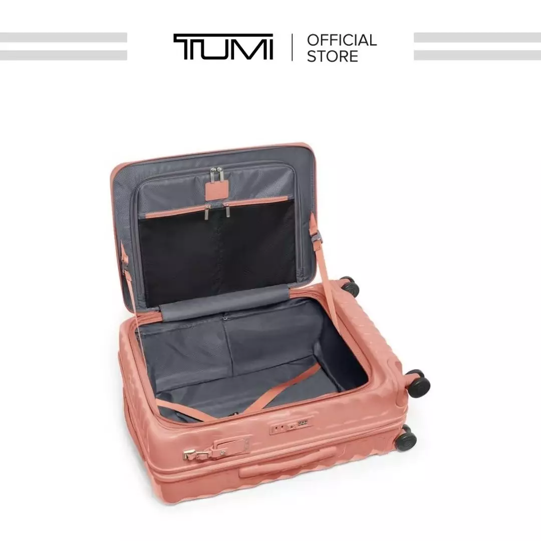 TUMI - Medium Front Access Expandable Checked - Pink Clay