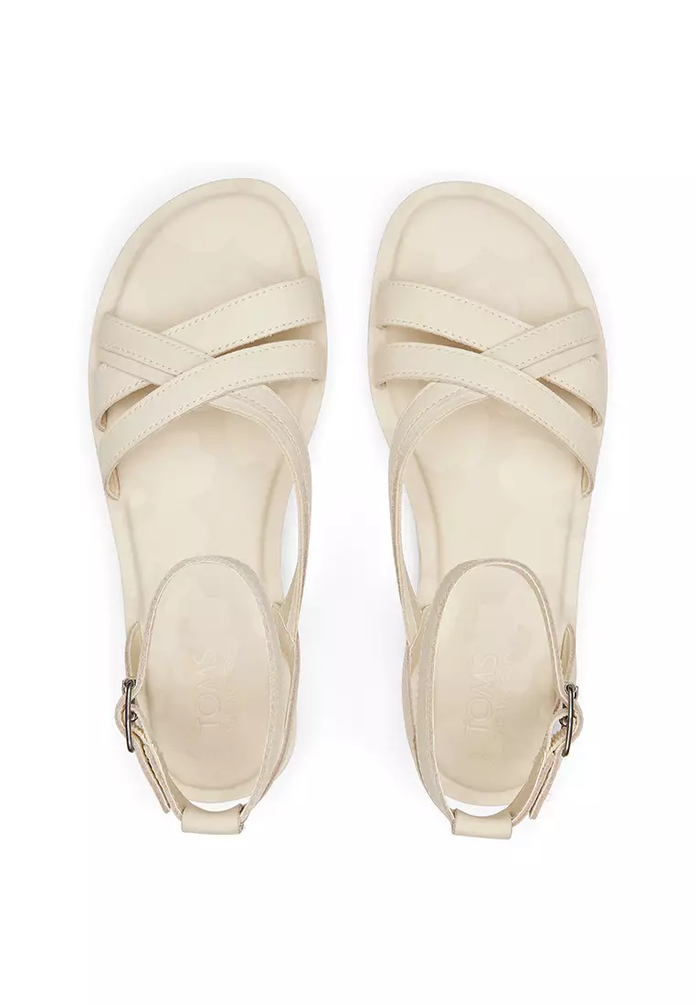 Women Rory Fog Leather Suede Sandal