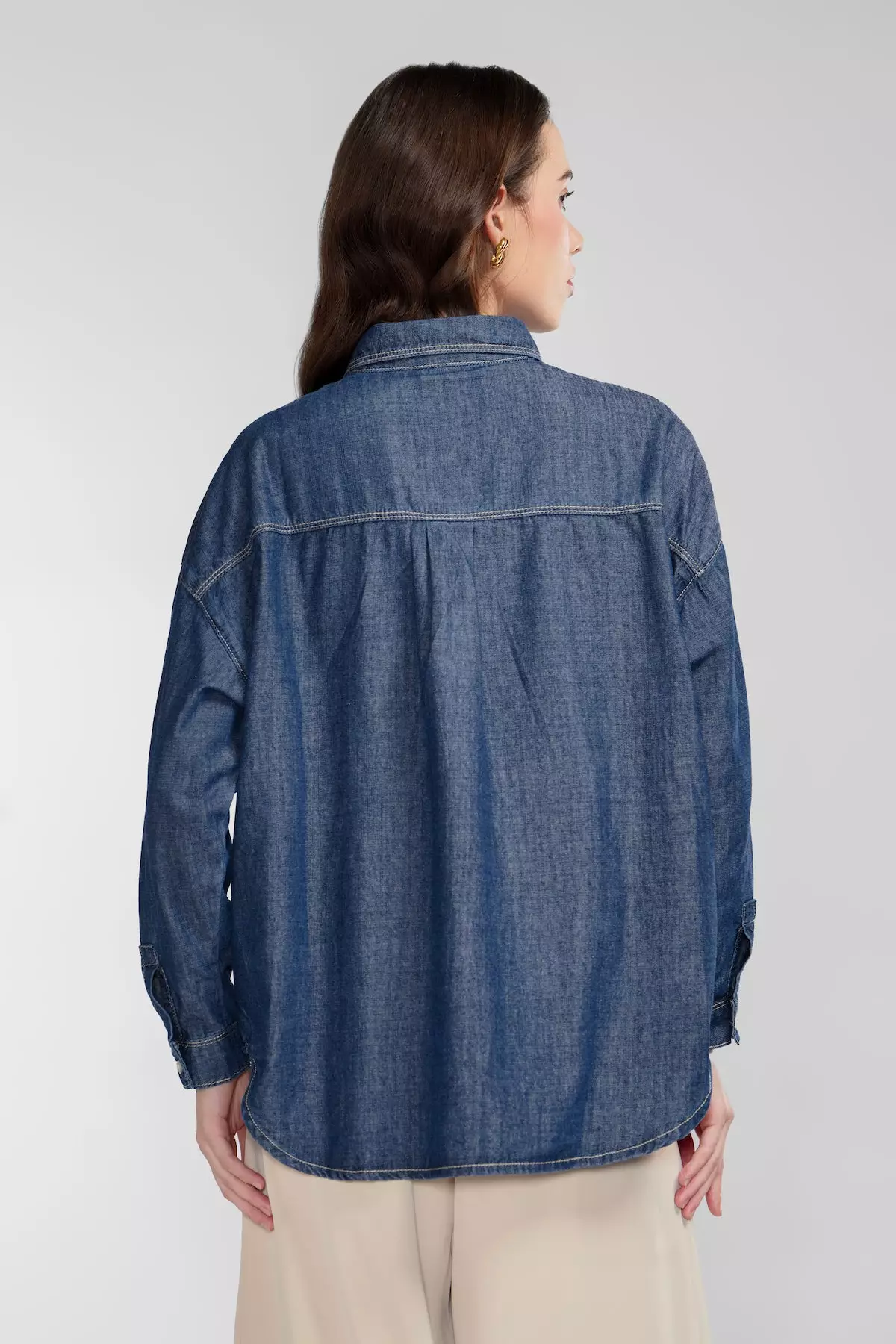 Benang Jarum - Odora Denim Shirt - Navy