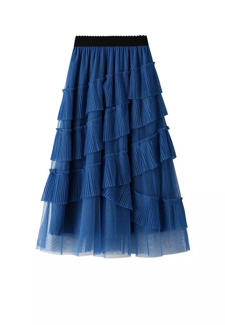 Spring Multilevel Tiered Skirt AF8552