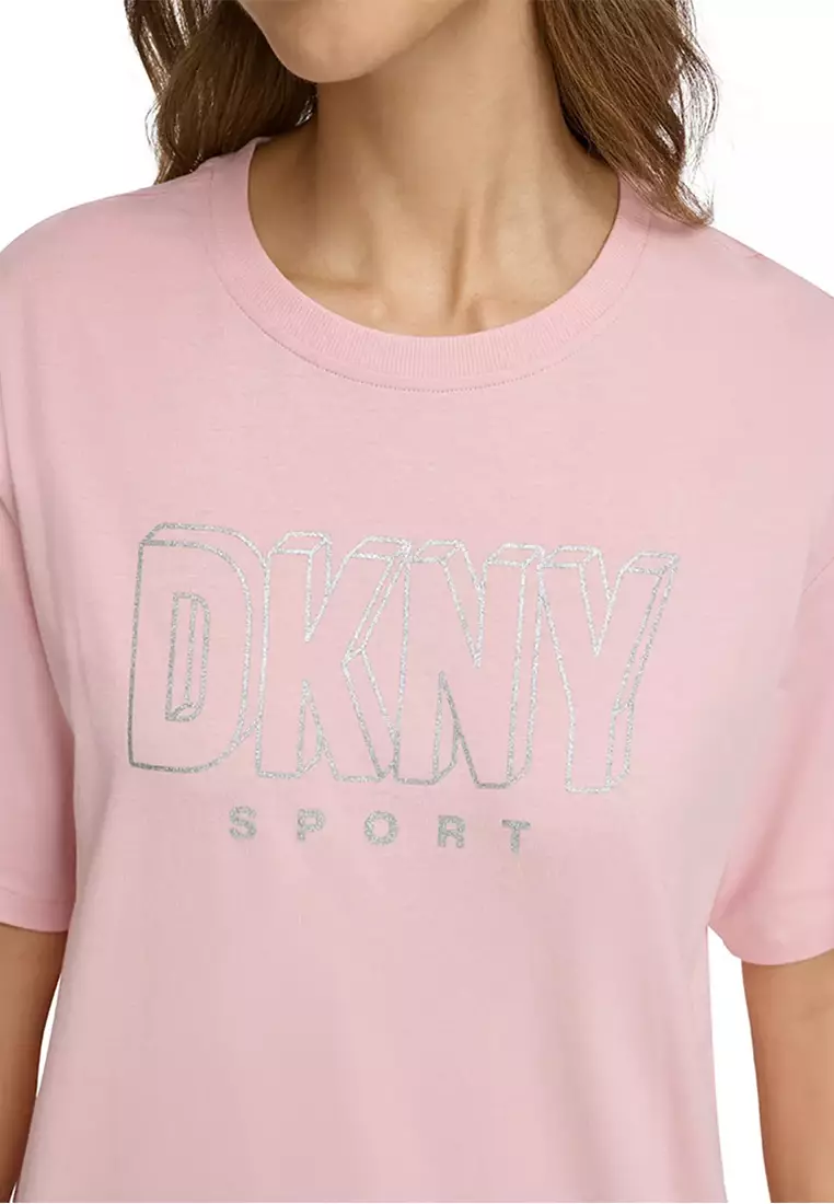 3D Glitter Outline Logo Legging Tee