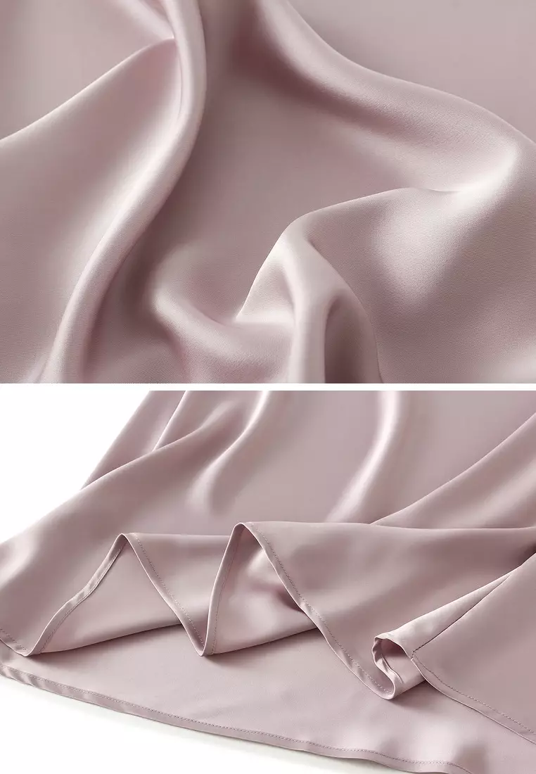 Draped Satin Fishtail Skirt‌ AF9902