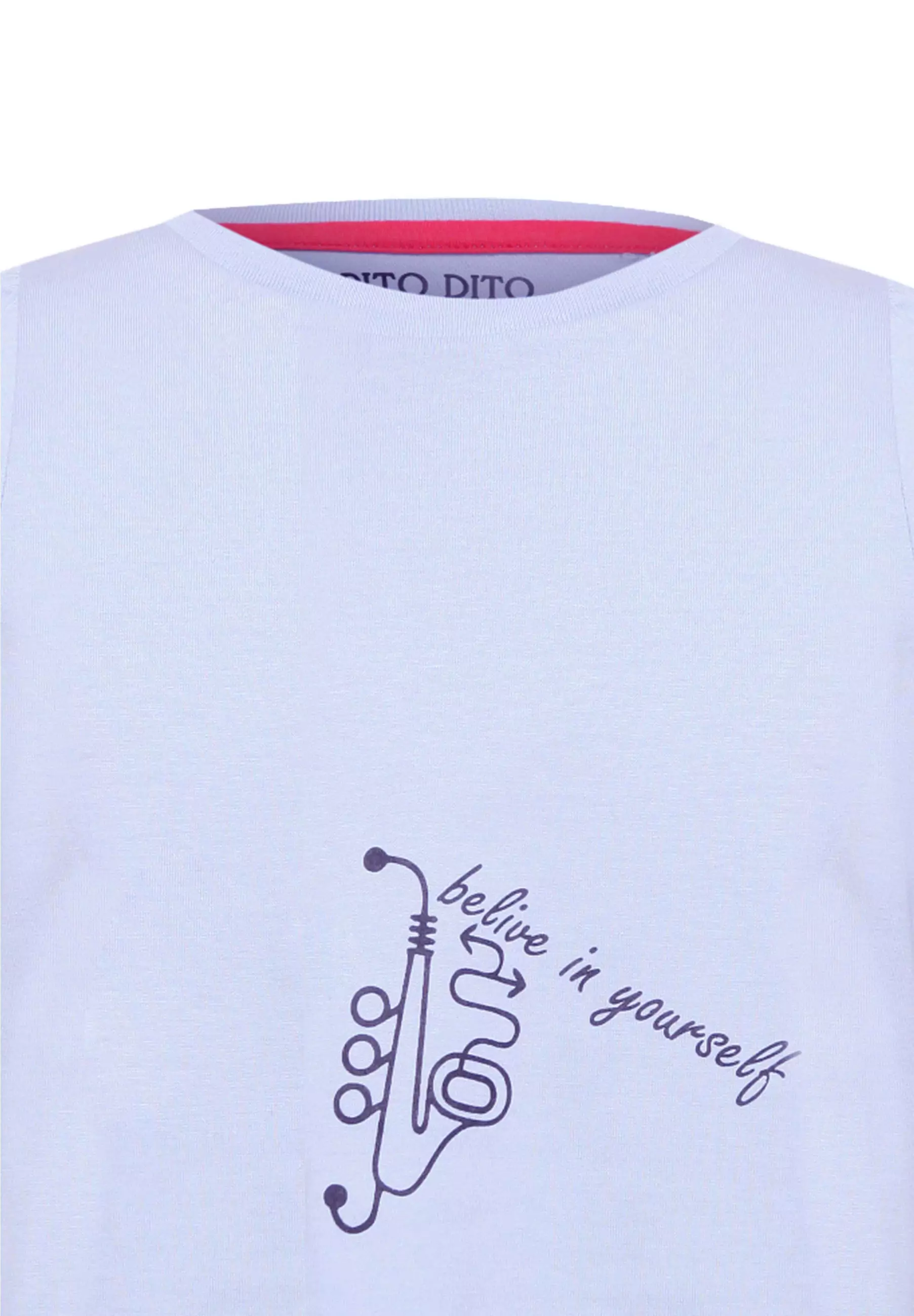 Pito Dito Girl Blanca T-shirt Pendek Anak Biru Muda