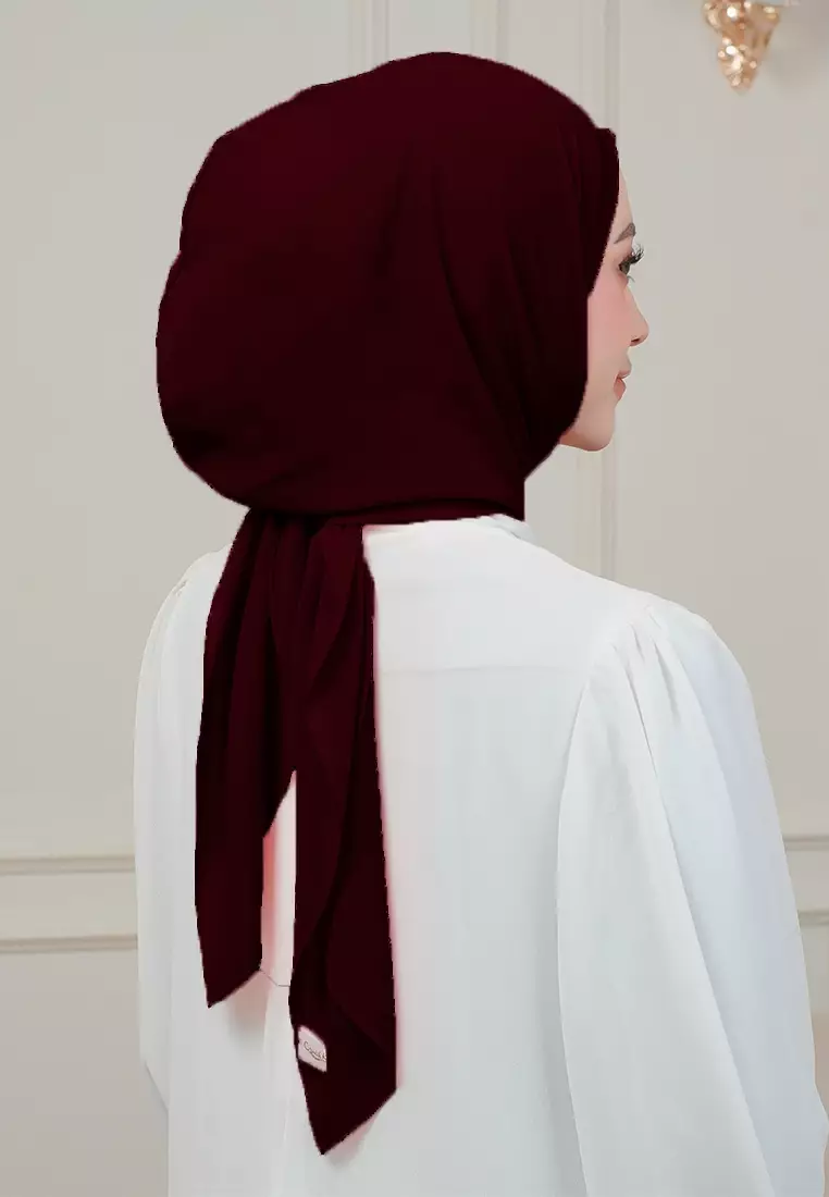 HIJAB INSTAN MAGNET SYIFA - DEEP MAROON